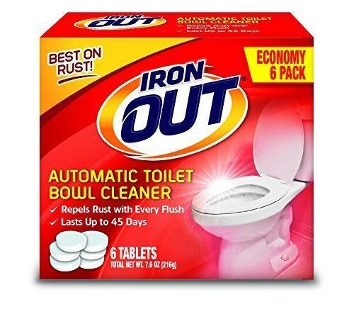 Iron Out Automatic Toilet Bowl Cleaner 6ct - 7.6oz/4pk
