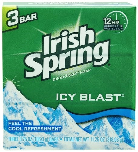 Irish Spring Icy Blast - (3x3.7)oz/18pk