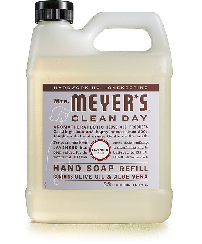 Mrs. Meyers HandSoap REFILL Lavender - 33oz/6pk