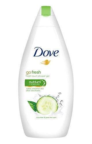 Dove Go Fresh Cucumber Body wash - 500ml/12pk