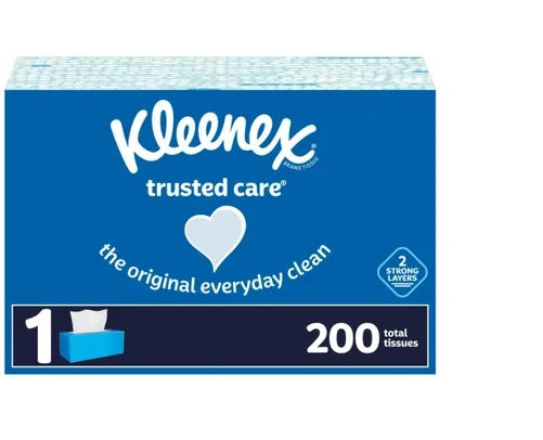 Kleenex Trusted Care Everyday Facial Tissues - 200ct/8pk