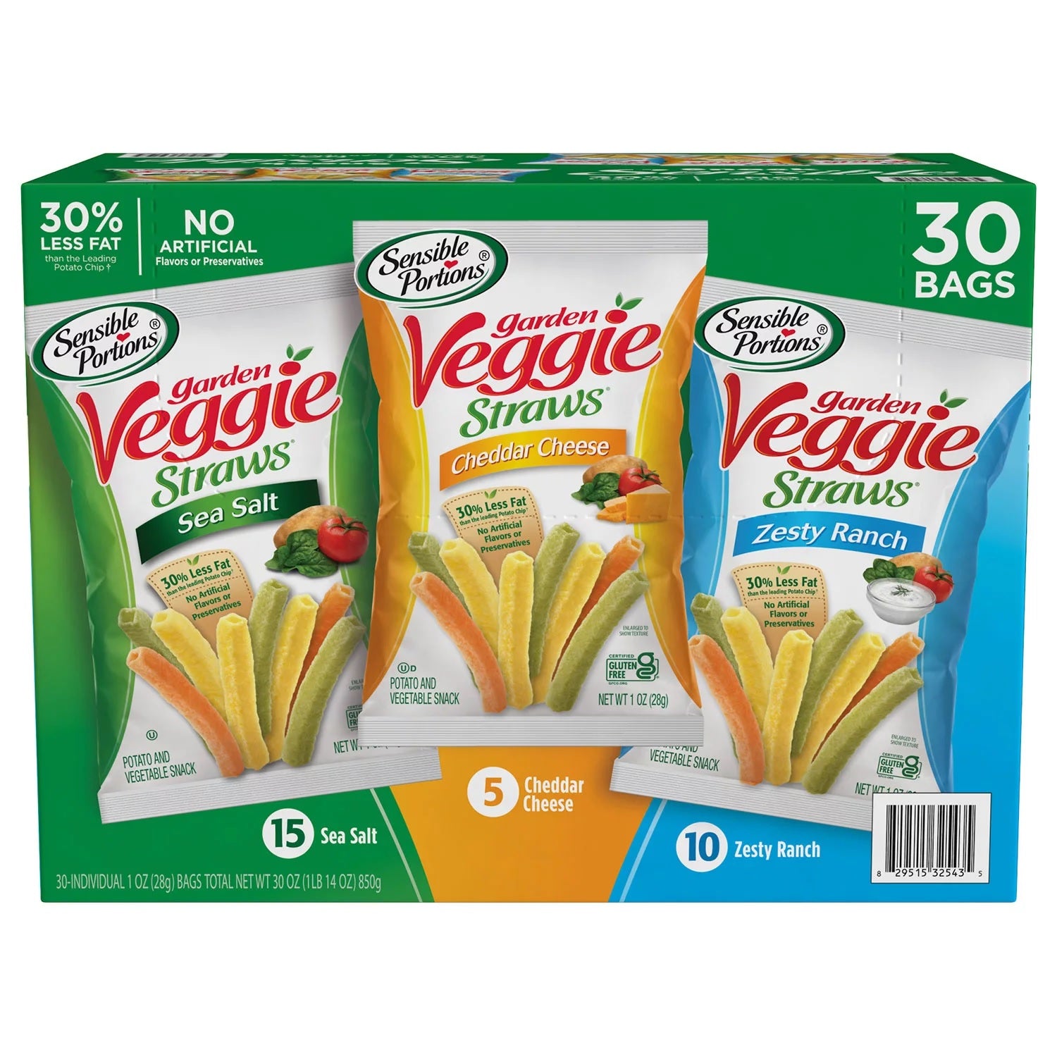 Veggie Straw Variety Pack - 1oz/30pk