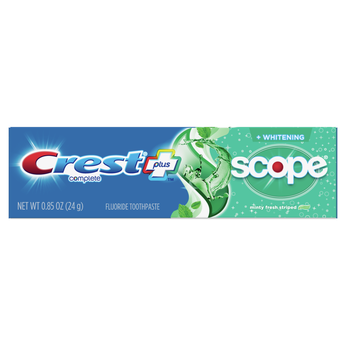 Crest + Scope Complete Whitening TP, Minty Fresh - 0.85oz/36pk