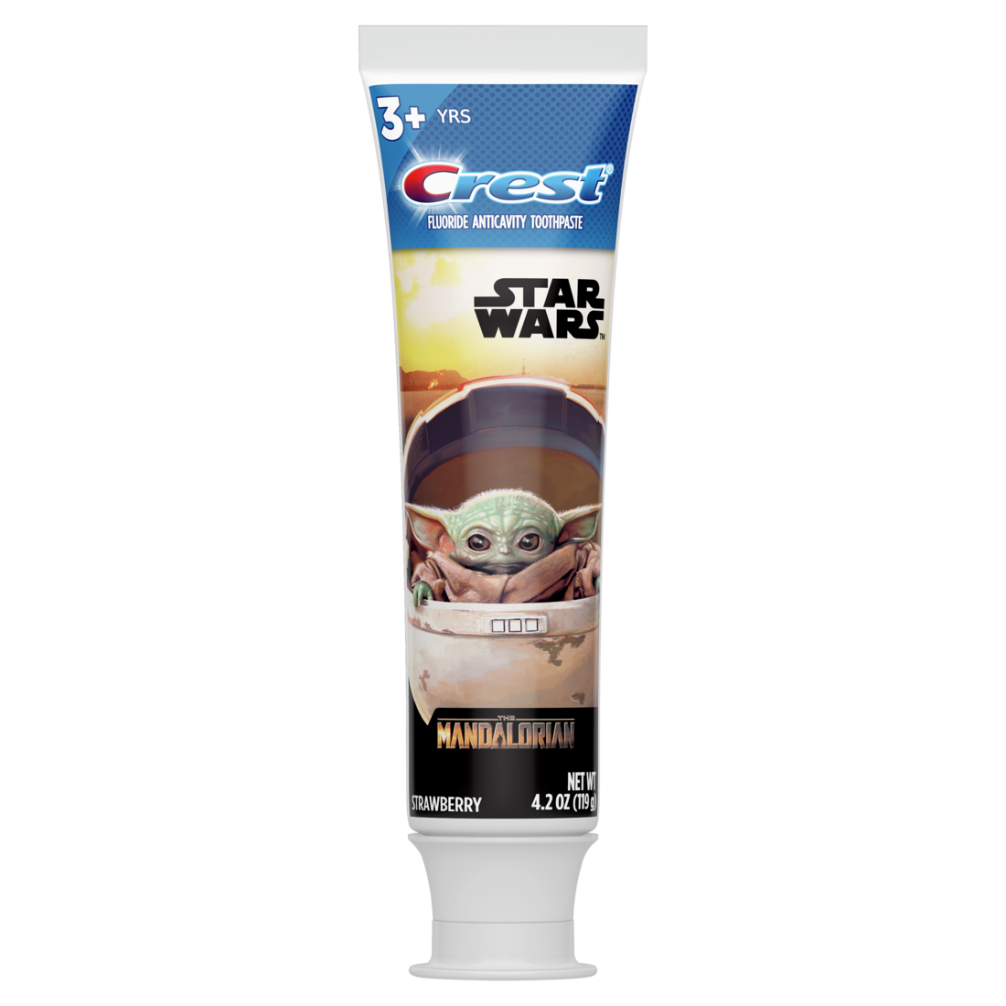 Crest Kid's Toothpaste, featuring Star Wars The Mandalorian, Strawberry Flavor - 4.2oz/6pk