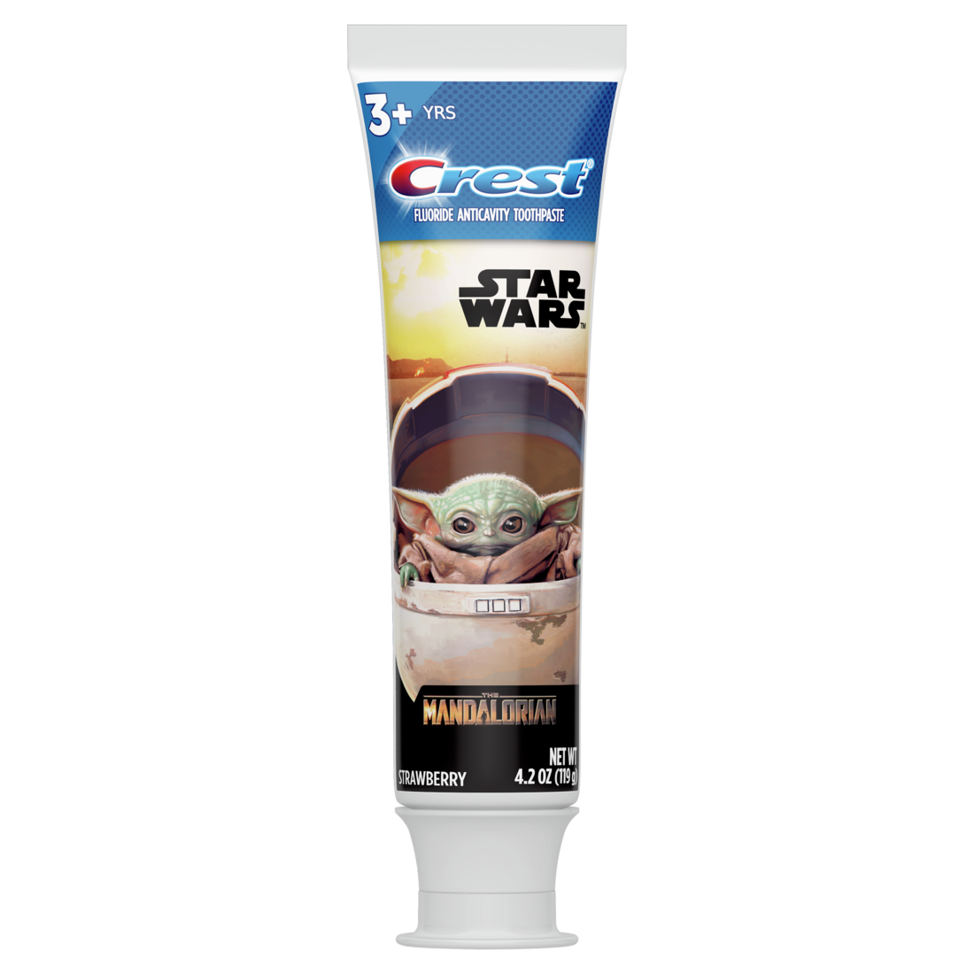 Crest Kids Toothpaste featuring Star Wars The Mandalorian Strawberry Flavor - 4.2oz/6pk