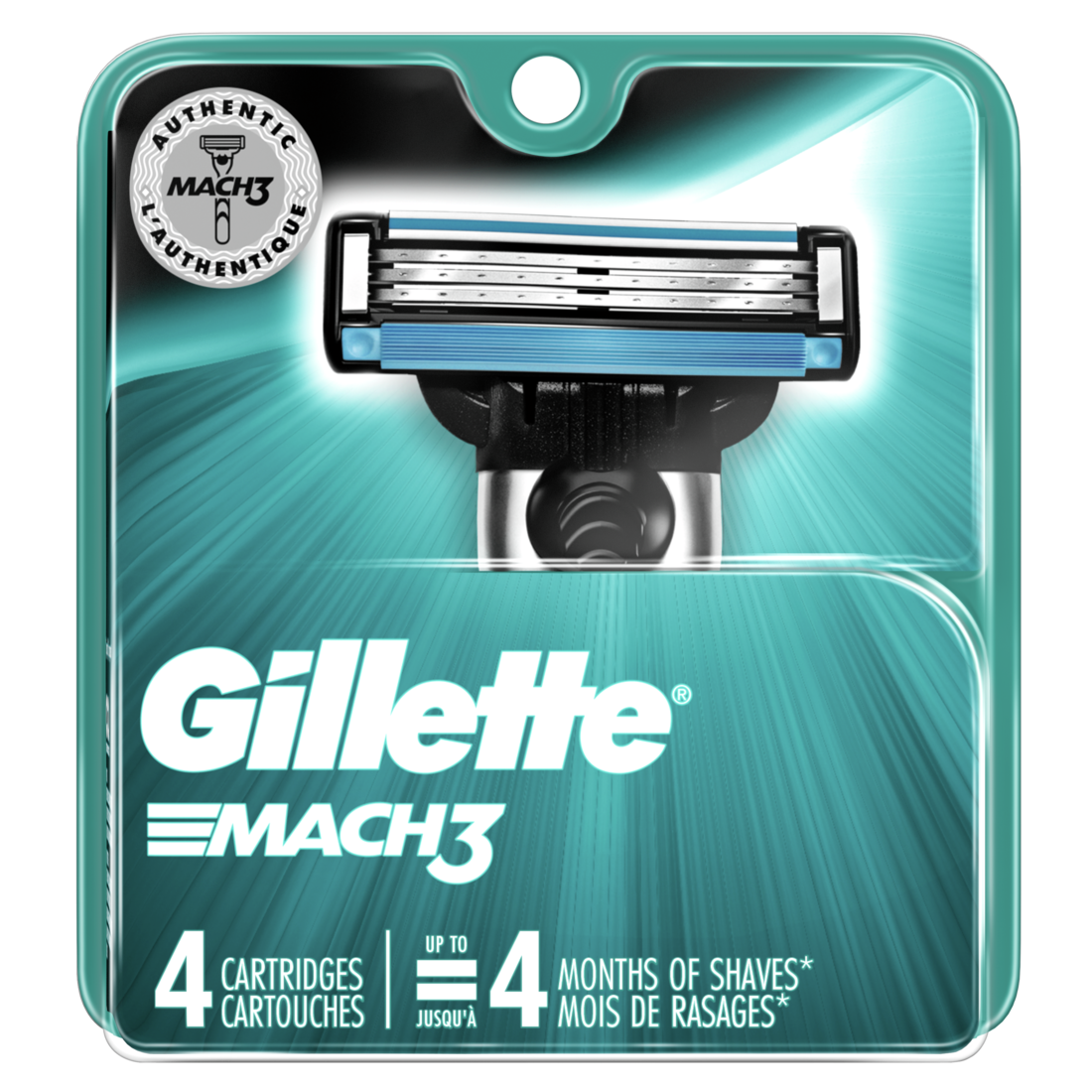 Gillette Mach3 Men's Razor Blades - 4ct /6pk