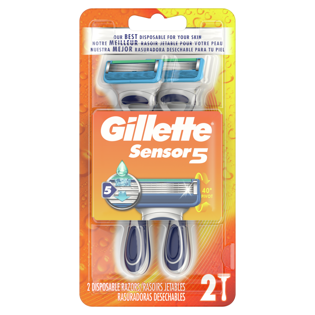 Gillette Sensor5 Men's Disposable Razors - 2ct /6pk