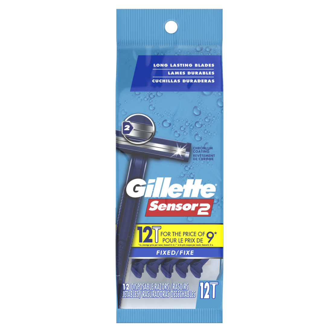 Gillette Sensor2 Disposable Razors - 12ct /12pk