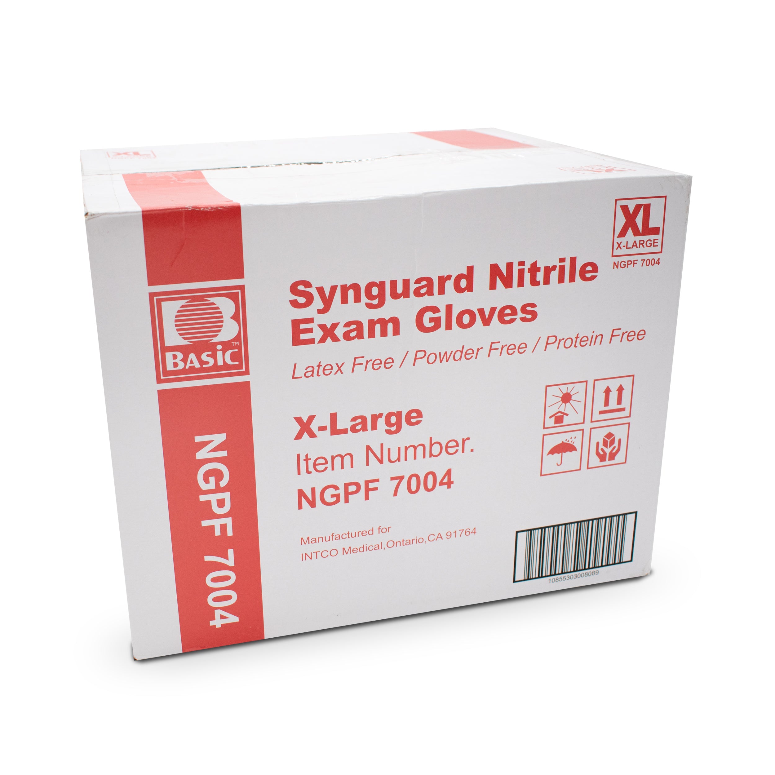 Synguard Nitrile Exam Gloves Extra Large - 100ct/10pk