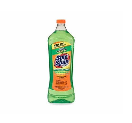 Spic and Span Antibacterial Multi-Surface Cleaner Refill Lemon - 34oz/6pk