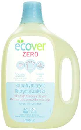 Ecover Laundry Liq ZERO Fragrance Free- 93oz/4pk