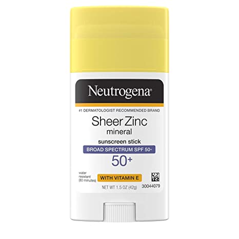 Neutrogena Sheer Zinc Stick Spf50 W/Vitamin E - 1.5oz/12pk