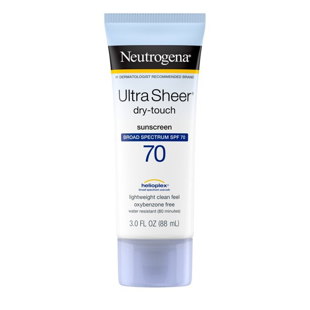 Neutrogena Ultra Sheerdry-Touch Spf70 - 5oz/3pk