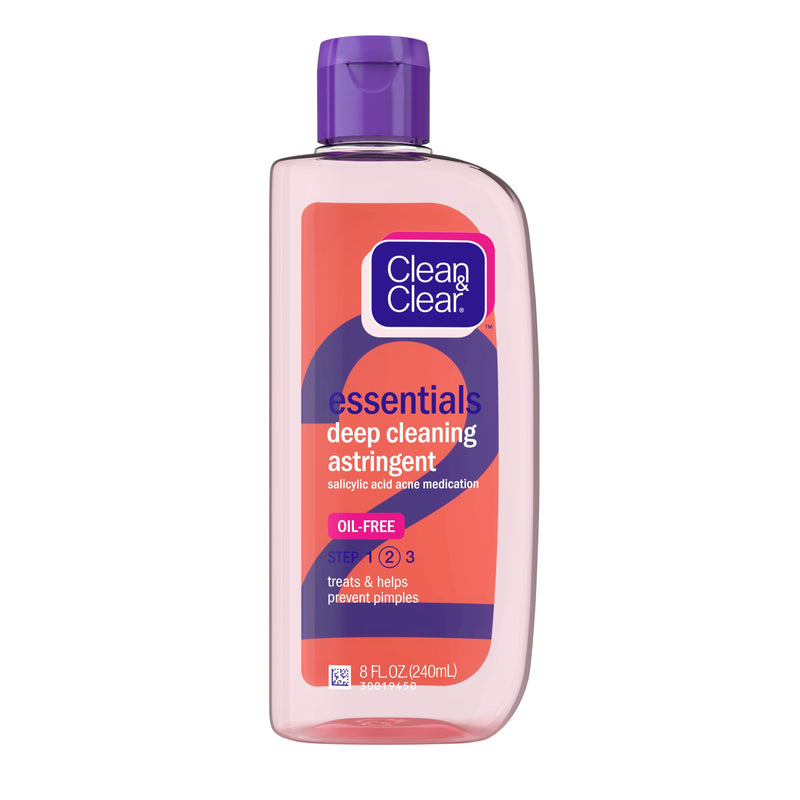 Clean & Clear Astringents Essentials Deep Cleaning Oil-Free - 8oz/3pk
