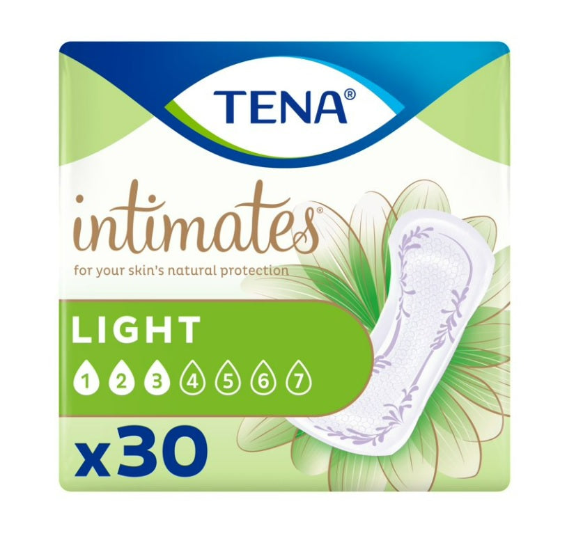 Tena Light Ultra Thin Light Incontinence Pads Regular - 30ct/6pk