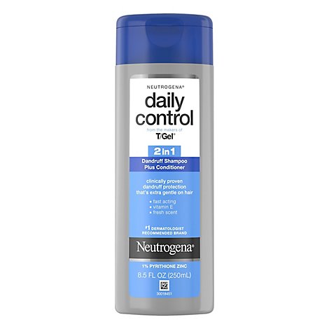 Neutrogena T/Gel Daily Control 2-In-1 Dandruff Shampoo Plus Conditioner - 8.5oz/12pk