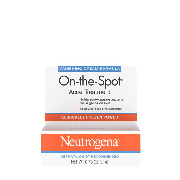 Neutrogena On-The-Spot Acne Treatment Vanishing Cream Formula - 0.75oz/6pk