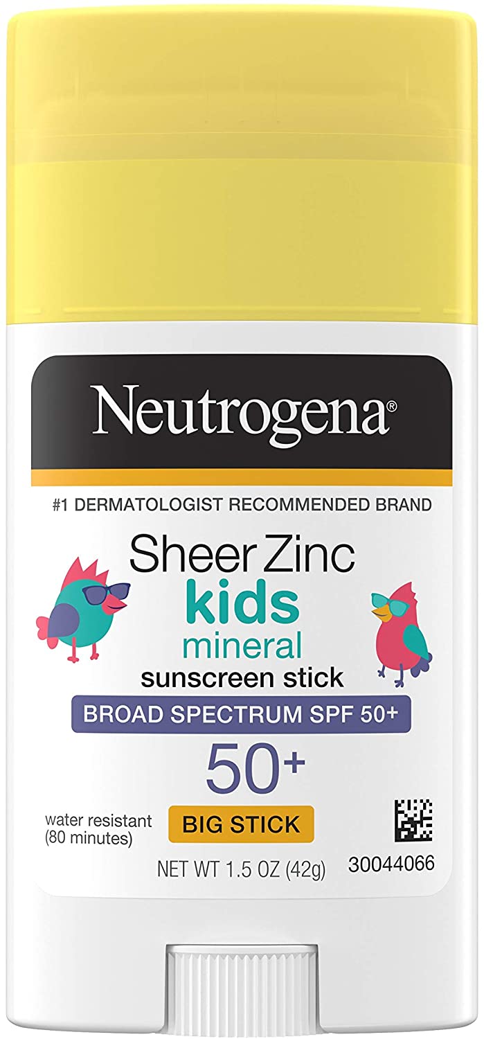 Neutrogena Sheer Zinc Kids Spf50+ Stick - 1.5oz/3pk