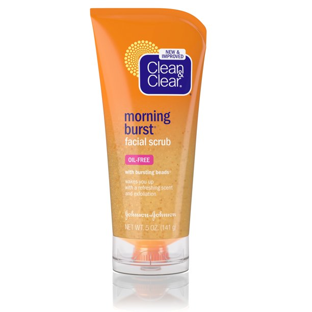 Clean & Clear Cleansers Morning Burst Facial Scrub Oil-Free - 5oz/24pk