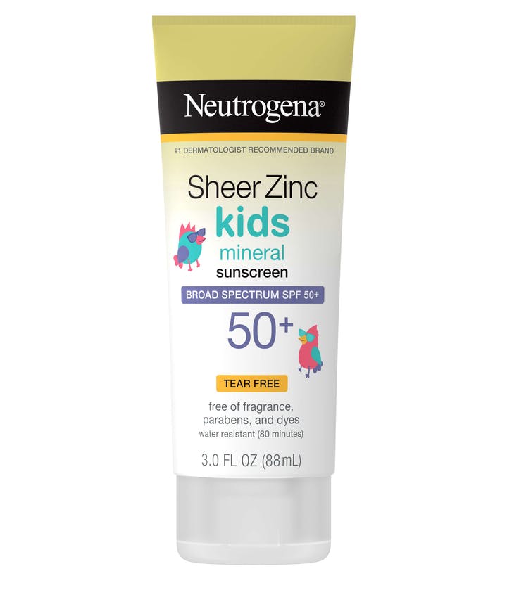 Neutrogena Sheer Zinc Kids Spf50+ Tear-Free - 3oz/12pk