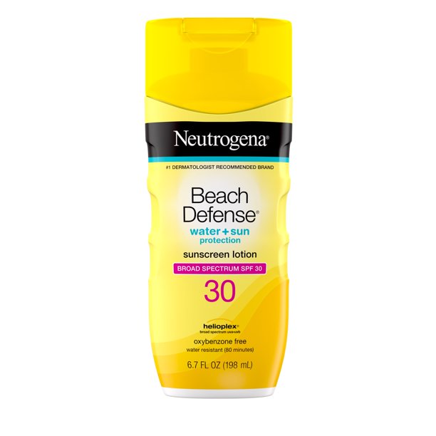 Neutrogena Beach Defense Water + Sun Protection Lotion Spf30 - 6.7oz/3pk