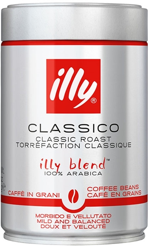 Illy Classico Whole Beans 250gr/12pk