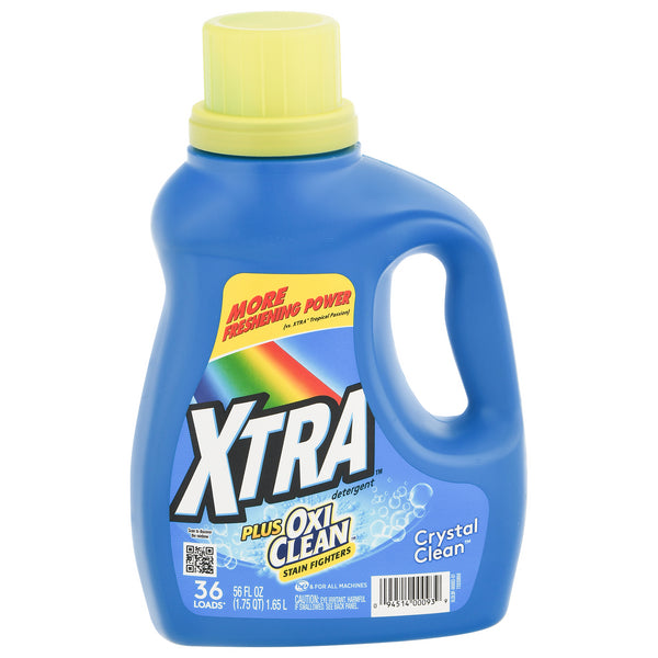 Xtra Liquid Laundry Detergent Plus Oxi - 56oz/6pk