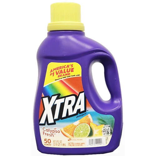 Xtra Liquid Laundry Detergent Calypso Fresh- 67.5oz/6pk