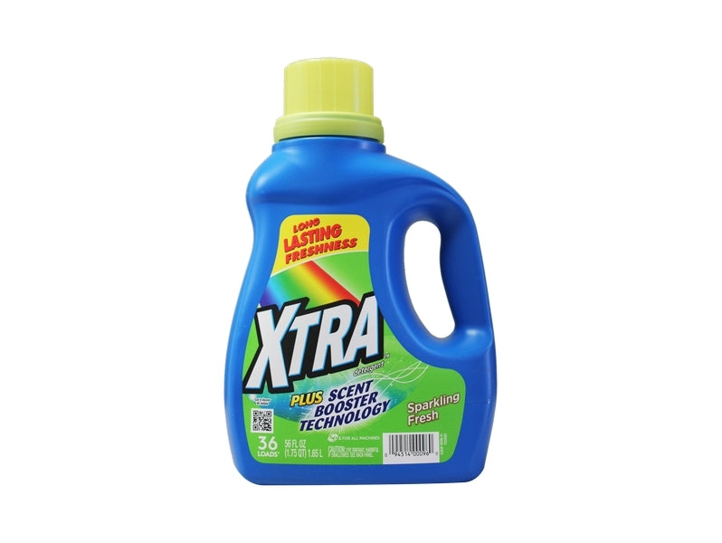 Xtra Liquid Laundry Detergent Plus Scent Booster - 56oz/6pk