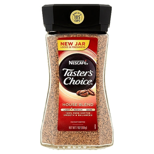 Nescafe Taster's Choice House Blend Glass - 7oz/6pk