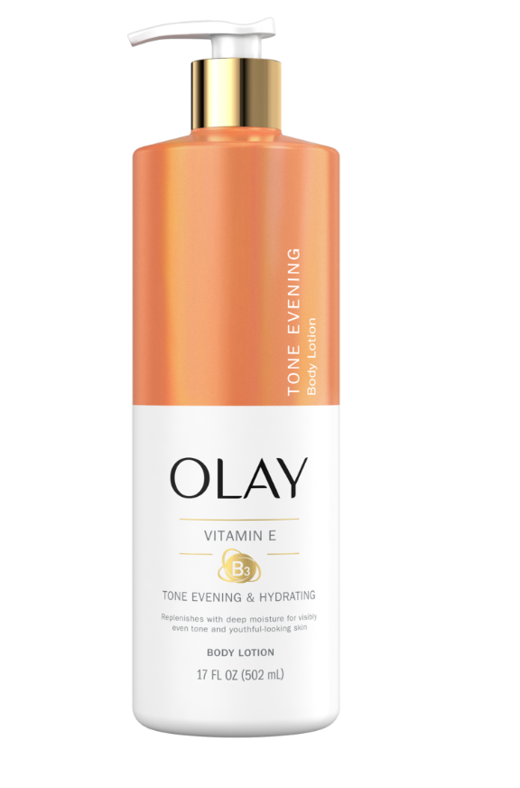 Olay Tone Evening and Hydrating Body Lotion w/Vit E - 17oz/4pk