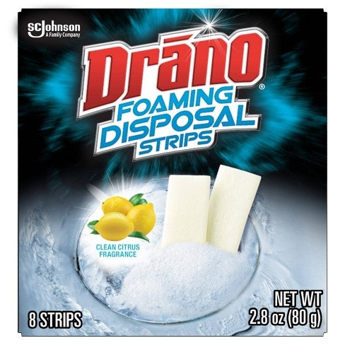 Drano Foaming Disposal Strips - 8ct/5pk