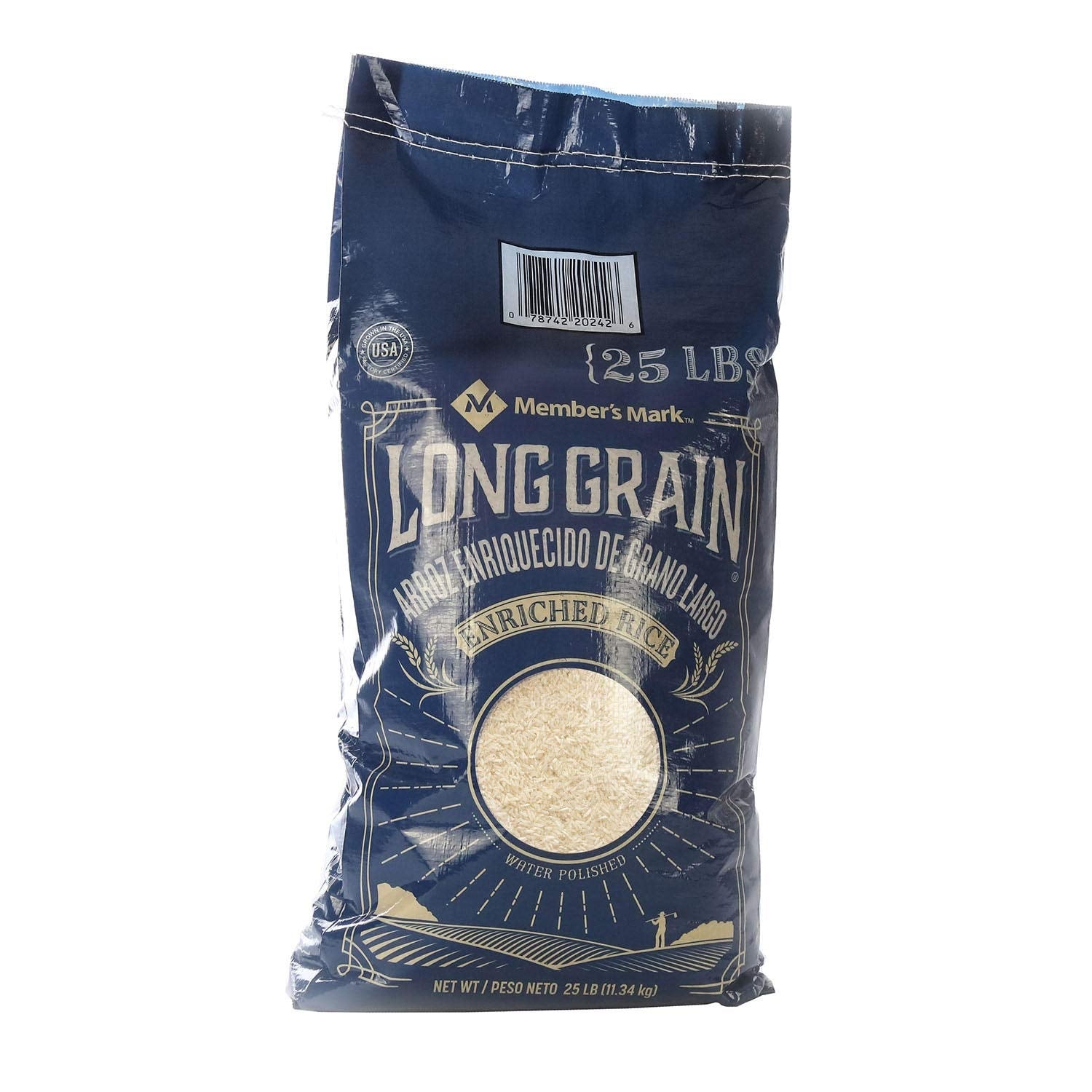 Member's Mark Long Grain White Rice - 25lbs/1pk