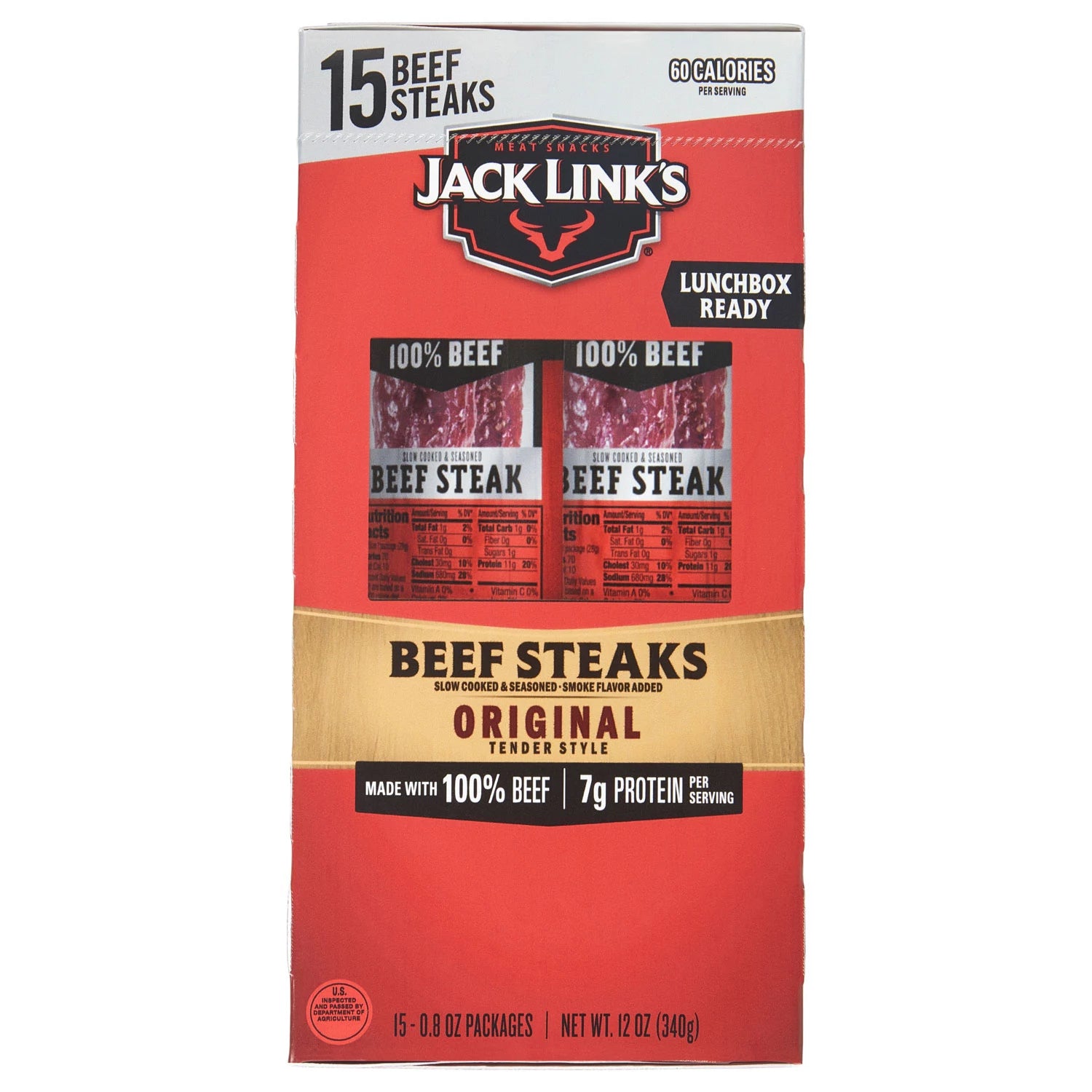 Jack Link's Original Tender Style Beef Steak - 15ct/1pk