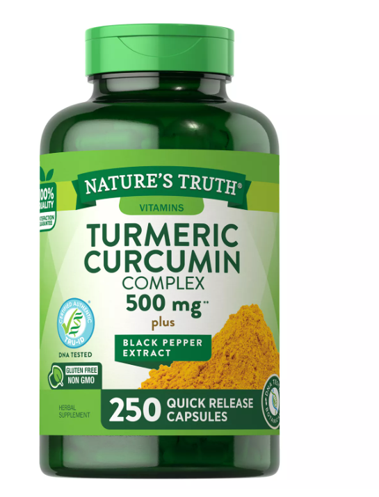 Nature's Truth Optimal Absorption Turmeric Curcumin Complex 250 tablets 500mg/1pk