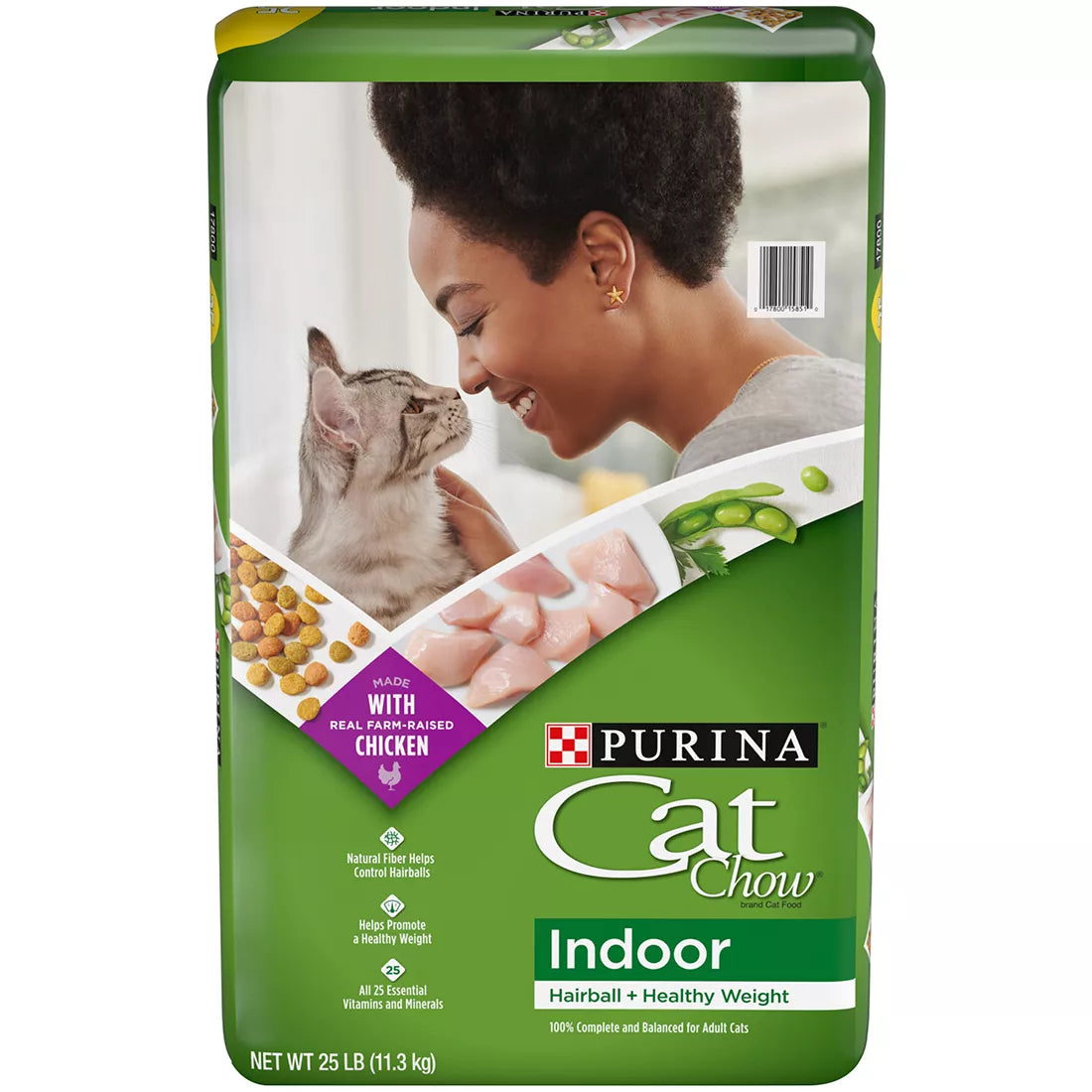 Purina Cat Chow Indoor Cat Food - 25lbs/1pk