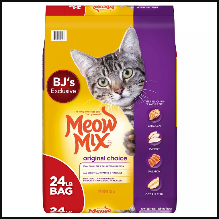 Meow Mix Original Choice Dry Cat Food - 24 lbs/1pk
