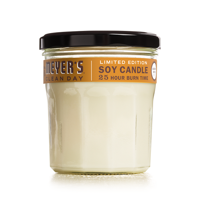 Mrs. Meyer's Soy Candle Acorn Spice - 4.9oz/6pk
