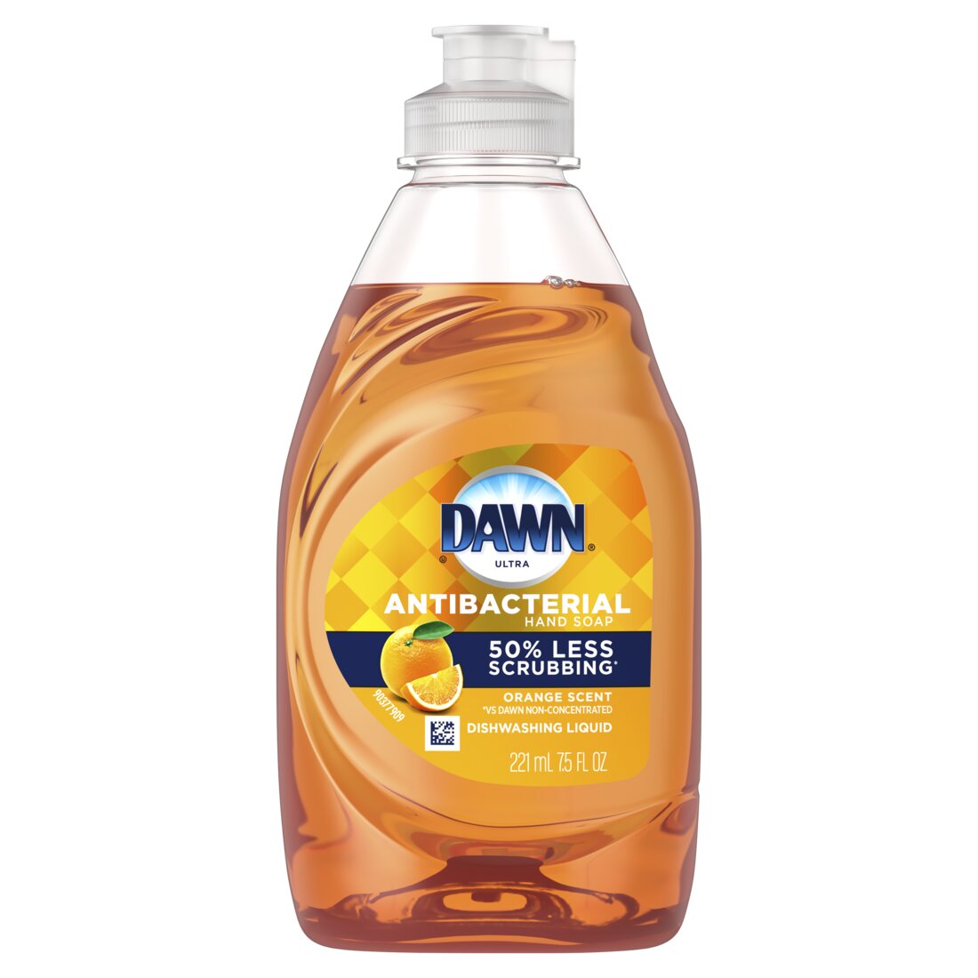 Dawn Ultra Antibacterial Dishwashing Liquid Dish Soap Orange Scent - 7.5oz/18pk