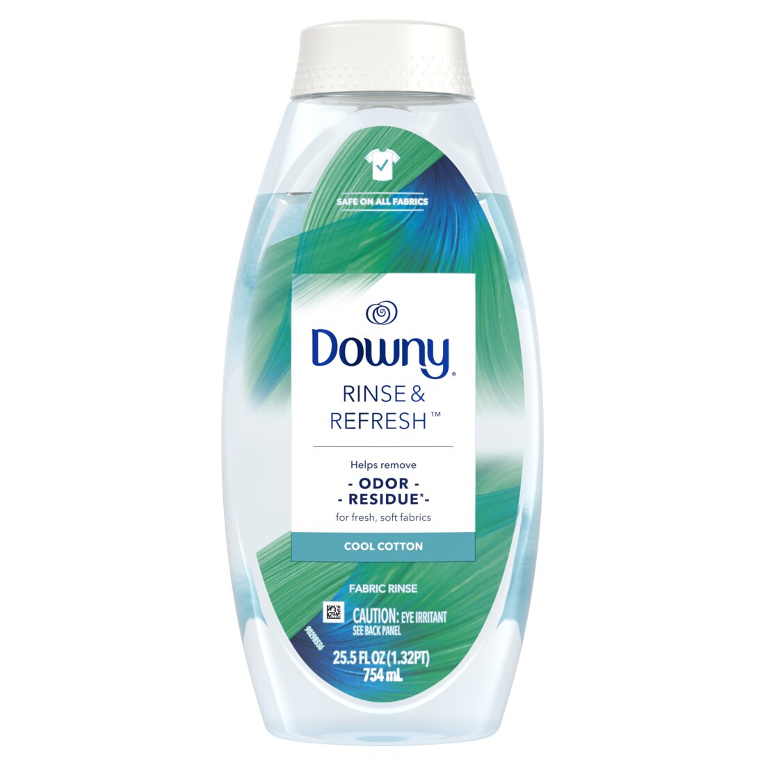 Downy RINSE & REFRESH Laundry Odor Remover and Fabric Softener Cool Cotton - 25.5oz/6pk