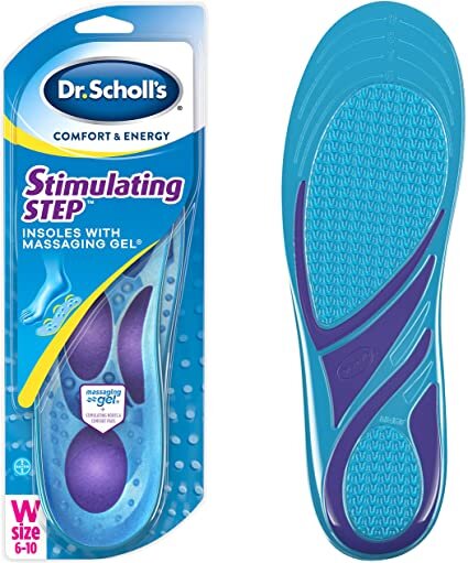 Dr. Scholl's Comfort & Energy Stimulating Step Insoles for Women Size 6-10 - 1ct/12pk