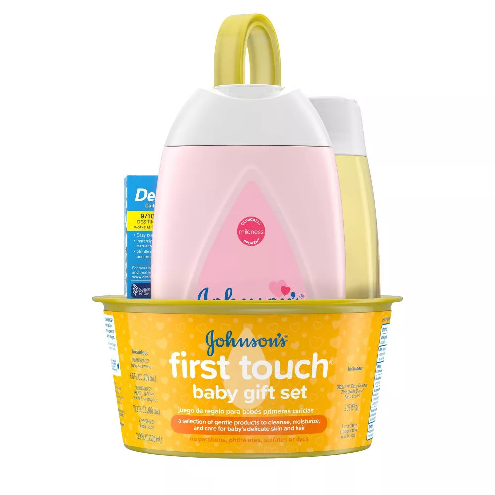 Johnson's First Touch Baby Gift Set - 1ct/4pk