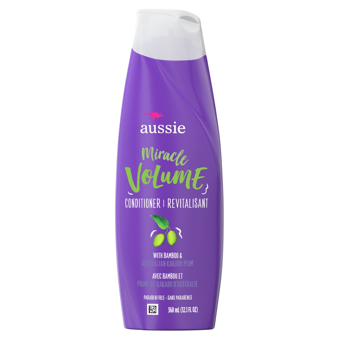 Aussie Paraben-Free Miracle Volume Conditioner w/ Plum & Bamboo For Fine Hair - 12.1oz/6pk