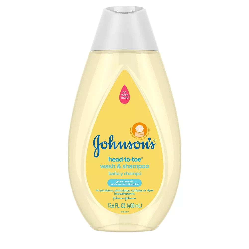 Johnson's Head-To-Toe Baby Wash and Shampoo - 13.6oz/3pk