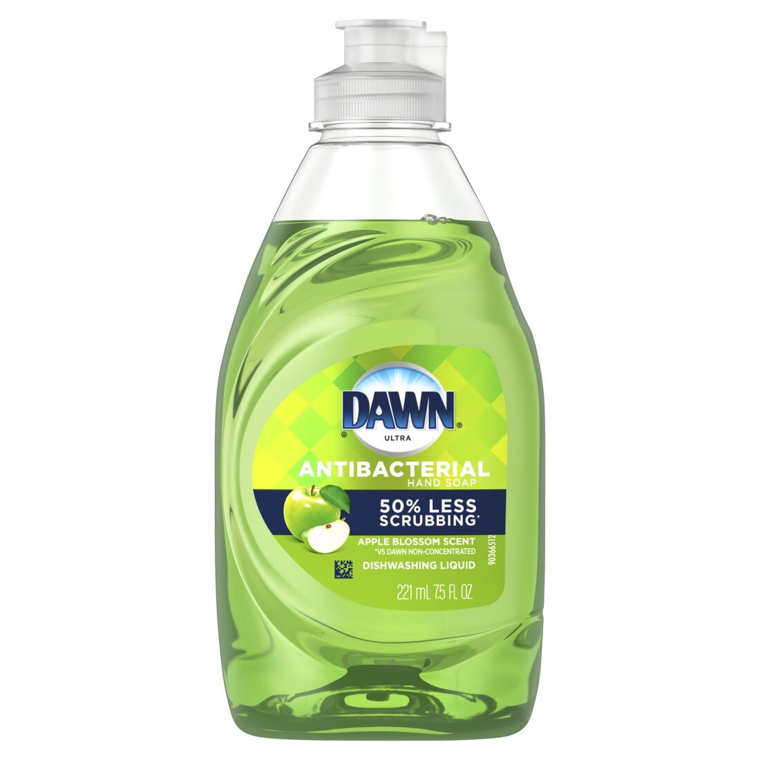 Dawn Ultra Antibacterial Dishwashing Liquid Dish Soap Apple Blossom Scent - 7.5oz/18pk