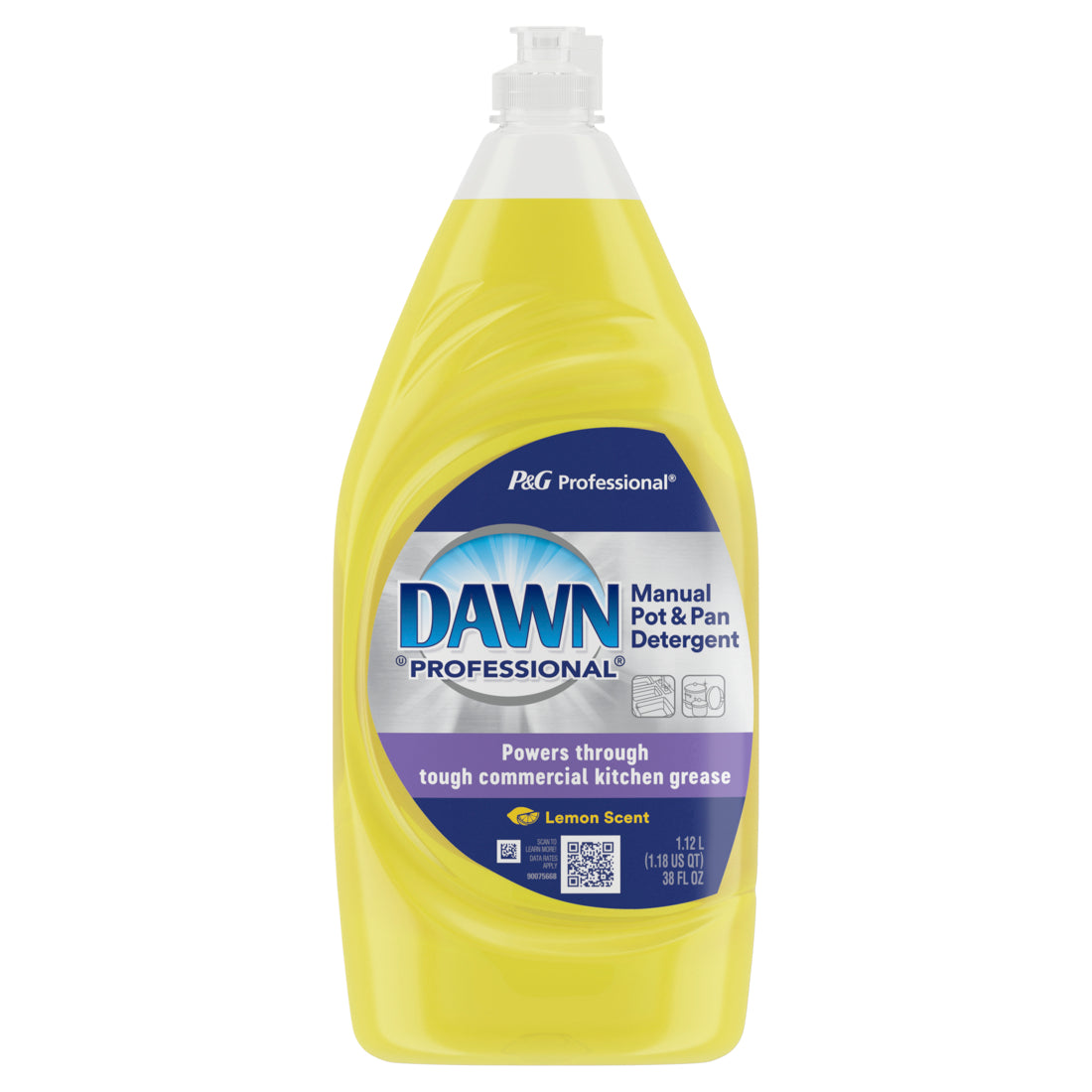 Dawn Professional Pot and Pan Detergent Dish Soap Lemon Scent Liquid Concentrate - 38oz/8pk