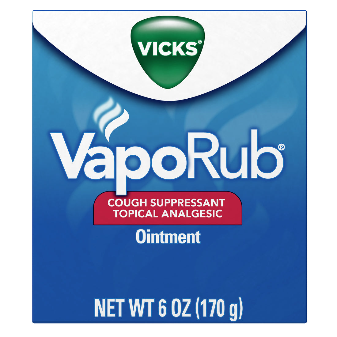 Vicks VapoRub Original Cough Suppressant Topical Chest Rub & Analgesic Ointment - 6oz/12pk