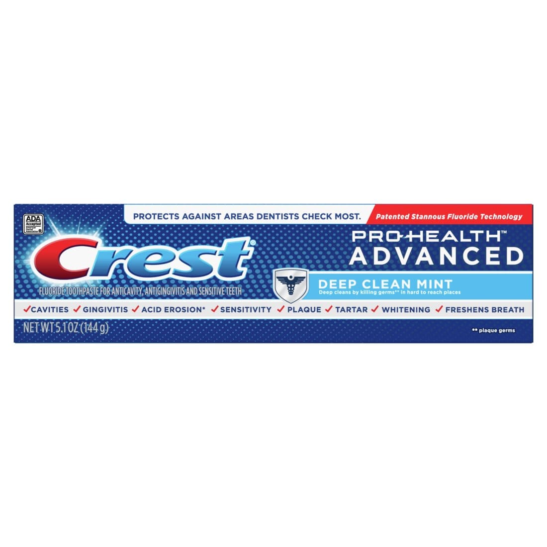 Crest Pro-Health Advanced Deep Clean Mint Toothpaste - 5.1oz/12pk