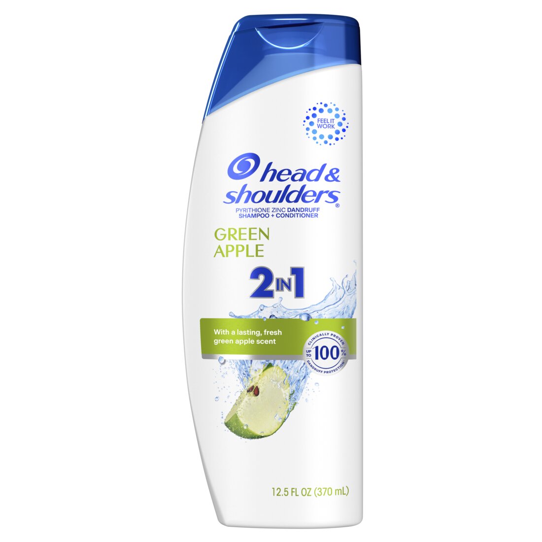 Head & Shoulders 2 in 1 Dandruff Shampoo and Conditioner Green Apple - 12.5oz/6pk