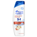 Head & Shoulders 2 in 1 Dandruff Shampoo and Conditioner Apple Cider Vinegar - 12.5oz/6pk